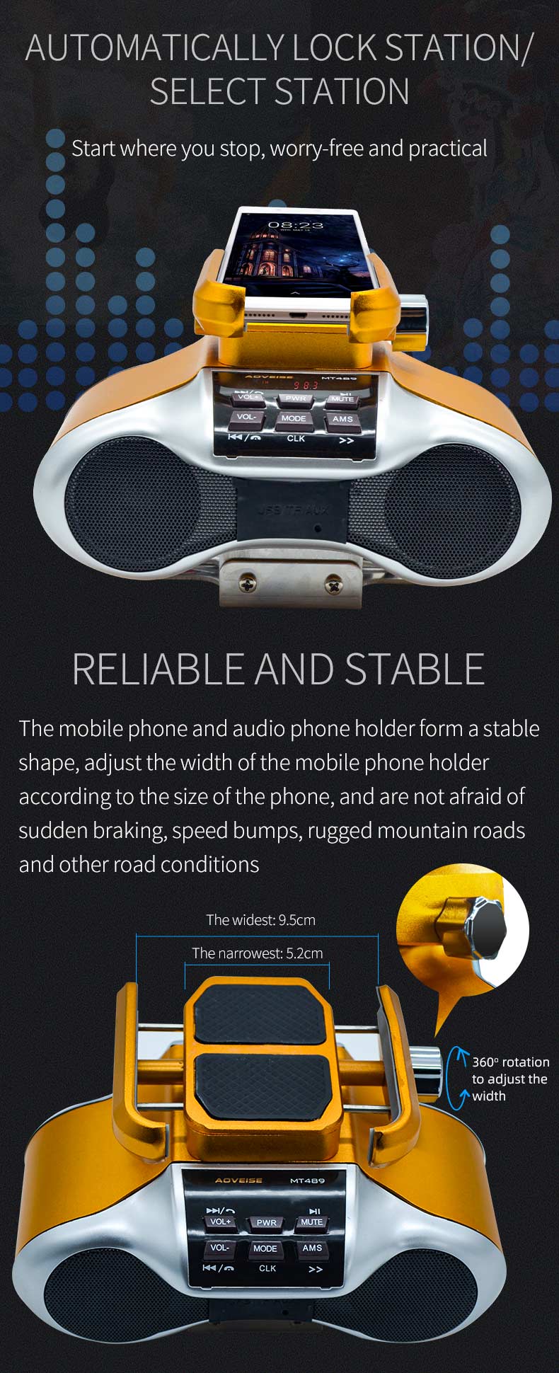 Motorcycle MP3 Player